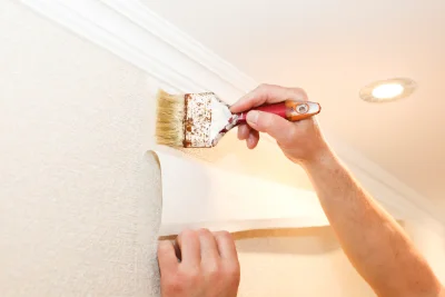 Pose de papier peint à Arlempdes — revêtements muraux et toiles de verre